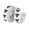 Roll of Avery Easy to Chew IDDSI Level 7 food consistency labels in black triangular format.