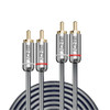 0.5m Dual RCA, Cromo Line, Lindy Audio Cable