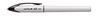 Uni-ball Air Micro pen in off-white pastel barrel with black clip, capped view Uni-ball Air Micro pen in off-white pastel barrel with black clip, capped view