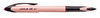Uni-ball Air Micro pen in sandstone pastel barrel with black clip, uncapped to reveal writing tip Uni-ball Air Micro pen in sandstone pastel barrel with black clip, uncapped to reveal writing tip