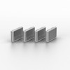 USB C, 10 Pack, White, Lindy Port Blocker