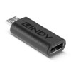 USB 2.0 Type Micro-B Male to C Female Adapter Lindy