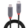2m USB 4 240W Type C Cable 40Gbps Anthra Line Lindy