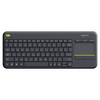 Logitech K400 Plus Wireless Keyboard with Touchpad Black