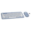 K380S Pebble 2 Wireless Keyboard and Mouse Combo Tonal Blue Logitech
