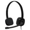 Logitech H151 Wired Stereo Headset Black