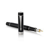Parker Duofold Classic Black and Palladium Trim Medium Nib Fountain Pen 