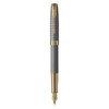 Parker Sonnet Cisele Fountain Pen Precious Metal and Gold Trim Fine Nib