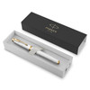 Parker IM Premium Pearl Lacquer and Gold Trim Fountain Pen Fine Nib