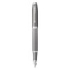 Parker IM Writing Rituals Grey Finish with Gradient Chrome Trim Fountain Pen Medium Nib