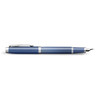 Parker Fountain Pen IM Writing Rituals Medium Nib Blue Lacquer and Chrome Trim
