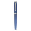 Parker IM Writing Rituals Blue Lacquer and Chrome Trim Fountain Pen Medium Nib