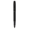 Parker IM Achromatic Fountain Pen Matte Black Lacquer Black Trim Medium Nib