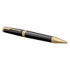 Parker Ballpoint Pen Ingenuity Black Lacquer and Gold Trim Medium Tip
