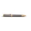 Parker Ingenuity Grey Lacquer and Gold Trim Medium Tip Ballpoint Pen