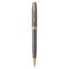 Parker Sonnet Ballpoint Pen Grey Lacquer and Gold Trim Medium Tip