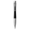 Parker Urban Twist Ballpoint Pen Muted Black Lacquer Chrome Trim Medium Tip