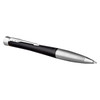 Parker Ballpoint Pen Urban Twist Muted Black Lacquer Chrome Trim Medium Tip