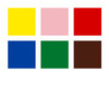 Staedtler Noris Junior 329 C6 Fibre Tip Pens Box of 6 Assorted Colours
