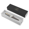 Parker Jotter Grey Lacquer and Gold Trim Ballpoint Pen Medium Tip