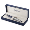 Metal and Blue Lacquer Palladium Trim Fountain Pen Medium Nib Waterman Expert