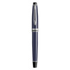 Expert Blue Lacquer Chrome Trim Fountain Pen Medium Nib Waterman