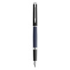 Waterman Hemisphere Black and Blue Lacquer Palladium Trim Fountain Pen Medium Nib