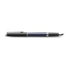 Black and Blue Lacquer Palladium Trim Fountain Pen Waterman Hemisphere Medium Nib