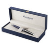 Black and Blue Lacquer Palladium Trim Ballpoint Pen Waterman Hemisphere Medium Tip