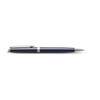 Blue Lacquer Chrome Trim Ballpoint Pen Waterman Hemisphere Medium Tip