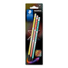 Staedtler Noris Graphite Pencil HB Blistercard 3 Assorted Colours 181-HBBK3
