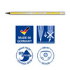 Staedtler 181-HBBK3 Noris Graphite Pencil HB Blistercard 3 Assorted Colours