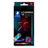 Staedtler Norix Coloured Pencil Box 12 Assorted Colours 186 C12