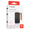 Verbatim Pocket SSD USB 3.2 Gen 2 1TB Black/Orange