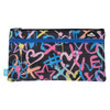 Spencil Hearts and Crosses Twin Zip Pencil Case Spencil Hearts and Crosses Twin Zip Pencil Case
