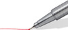 Close-up of Staedtler Triplus Fineliner 0.3mm tip drawing red line Close-up of Staedtler Triplus Fineliner 0.3mm tip drawing red line