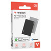 Verbatim Bluetooth Tracker My Finder Card Black Silver Pack of 2