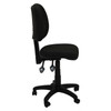 Rapidline Black Fabric Medium Back Operator Chair EC070BM 