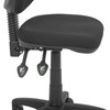 Rapidline EC070CH Ergo Operator Chair High Back Black Fabric