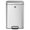 Compass Pedal Bin Brushed Stainless Steel 50L