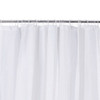 Compass Deluxe Shower Curtain White