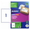 Avery 952005 premium shipping labels with AveryEco 1 per sheet 199.6 x 289.1mm pack of 20