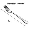 Connoisseur Auberge Fork 199mm Pack of 12