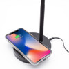Nero Black LED Lamp Flexi with Wireless Charging