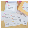 Avery TrueBlock address labels applied to envelopes and parcels for mailing and dispatch use
