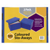 Marbig Sto-Aways Archive Box Coloured Assorted Pack of 2