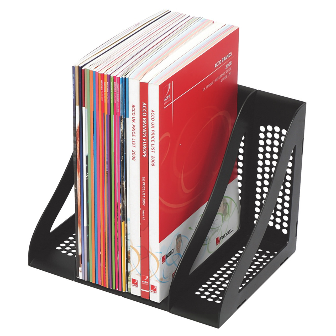 Marbig 86640 Enviro Modular Book Rack Pack of 4 Black Mega Office