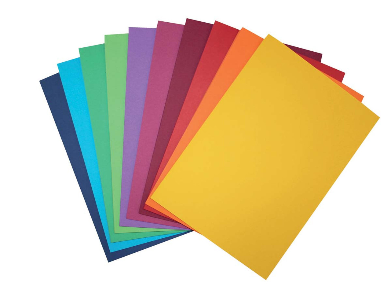 A5 or A4 INTENSE BRIGHT YELLOW CARD 160gsm SHEETS ARTS AND CRAFTS - PICK  AMOUNT