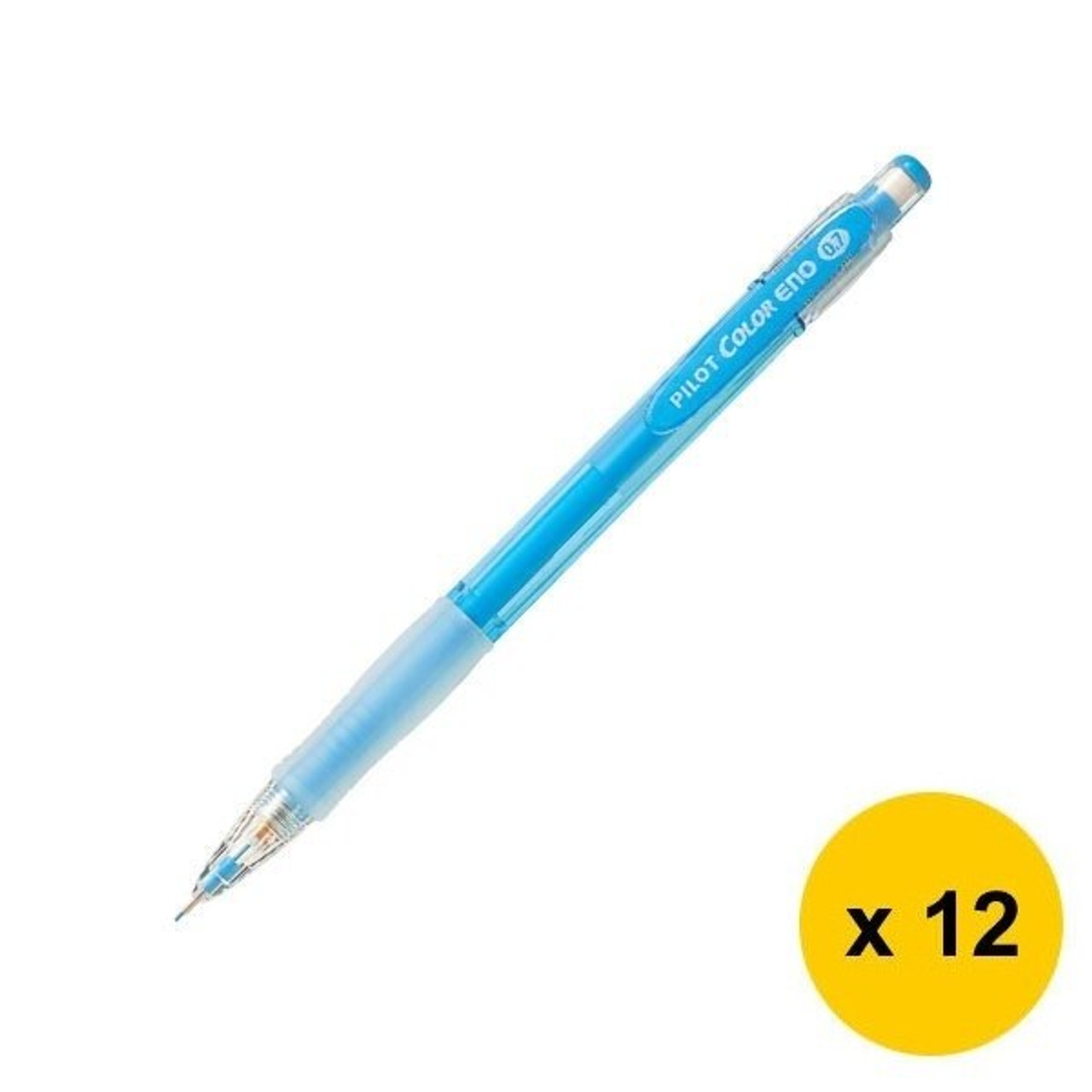Pilot Hcr 197 Lb Color Eno Mechanical Pencil 0 7mm Light Blue Box