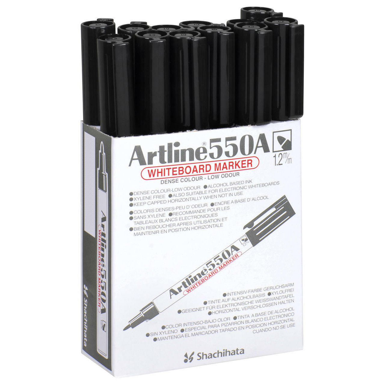 Assorted Artline Glassboard Marker, Number of Items/Pack: 1, Size